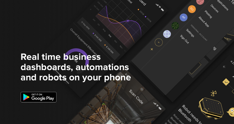 The mobile app extends the power of the Aitheon Platform to Android devices 
